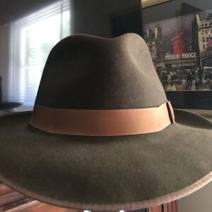 Dobbs Topeka Sage Green Fedora Hat